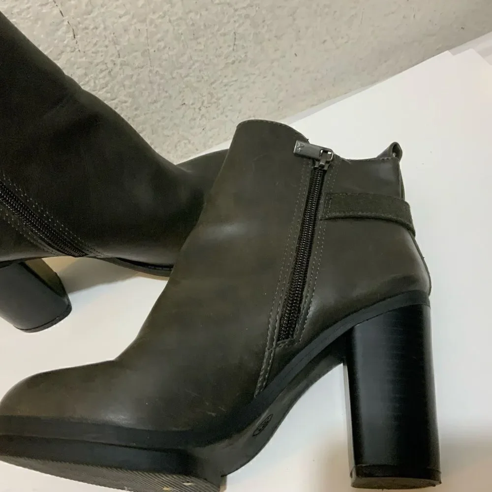 A+ Ellen Ankle Women Booties Grey